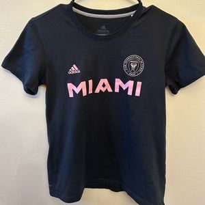 Adidas Inter Miami CF Official Black T Shirt Size Small Messi